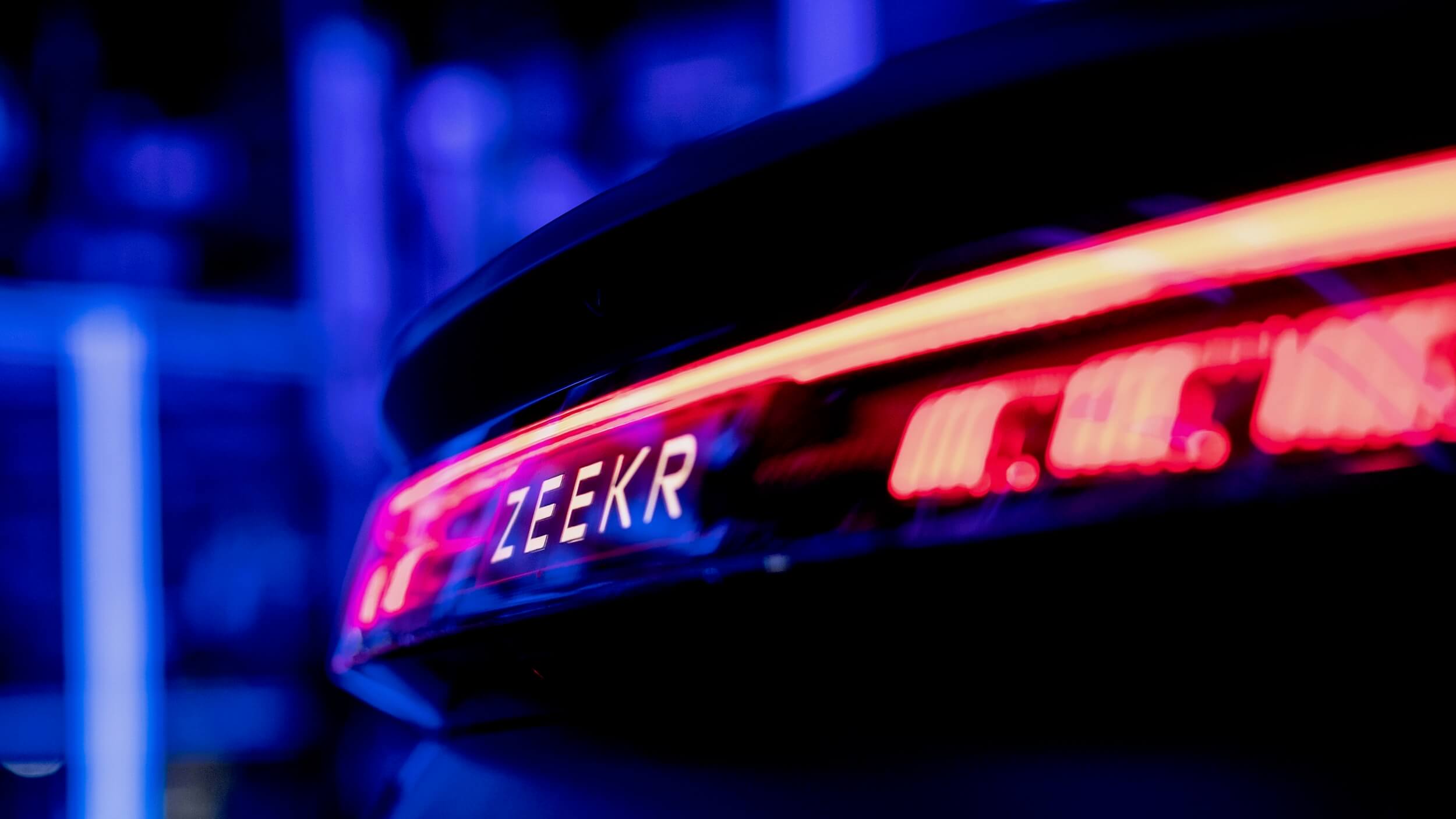 Zeekr 001 auto achterlichten