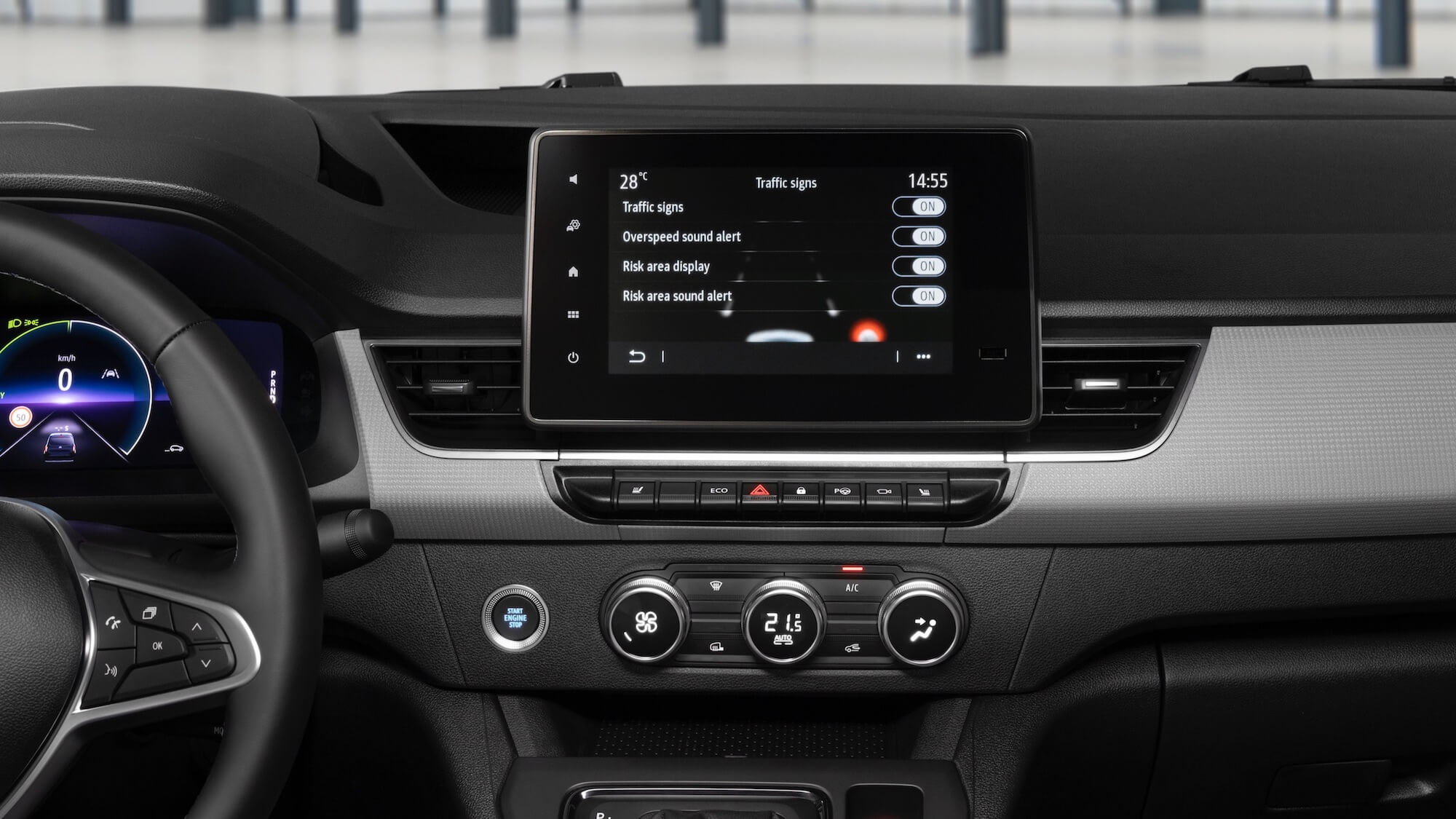 nissan townstar ev infotainment