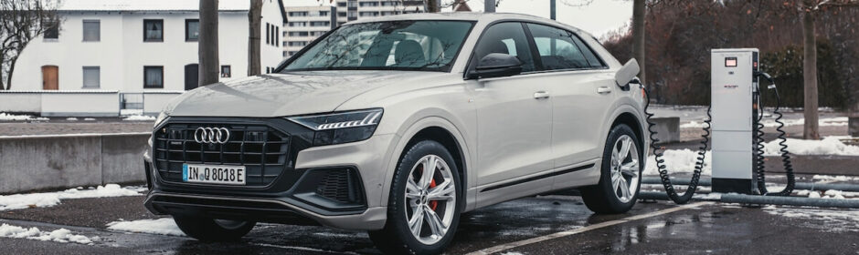 Audi Q8 plug in hybride opladen