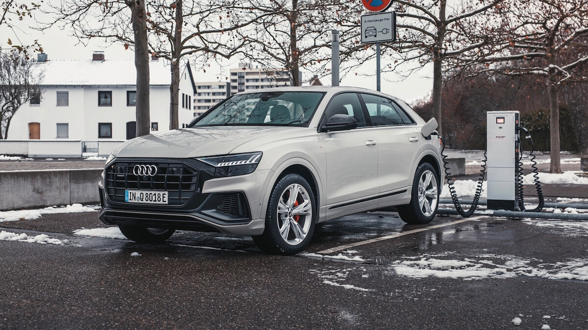 Audi Q8 plug in hybride opladen