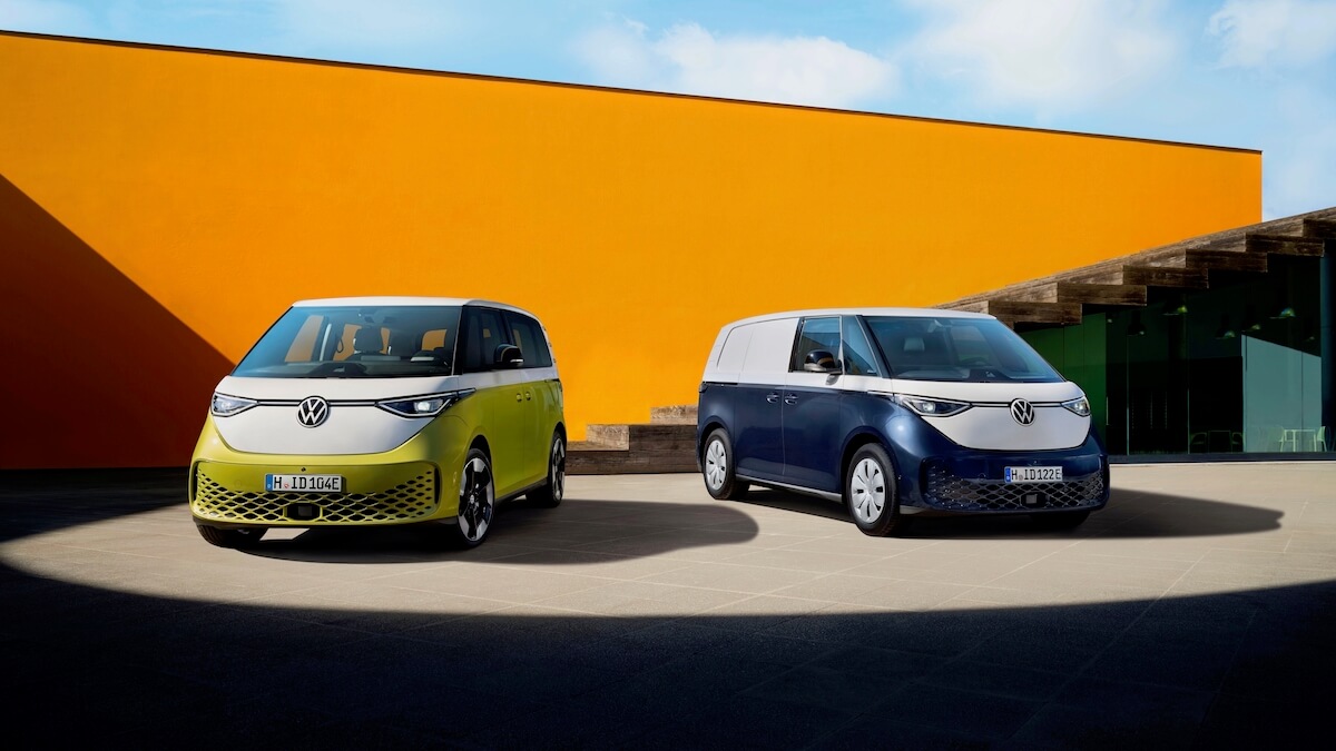 Volkswagen ID. Buzz naast Buzz Cargo