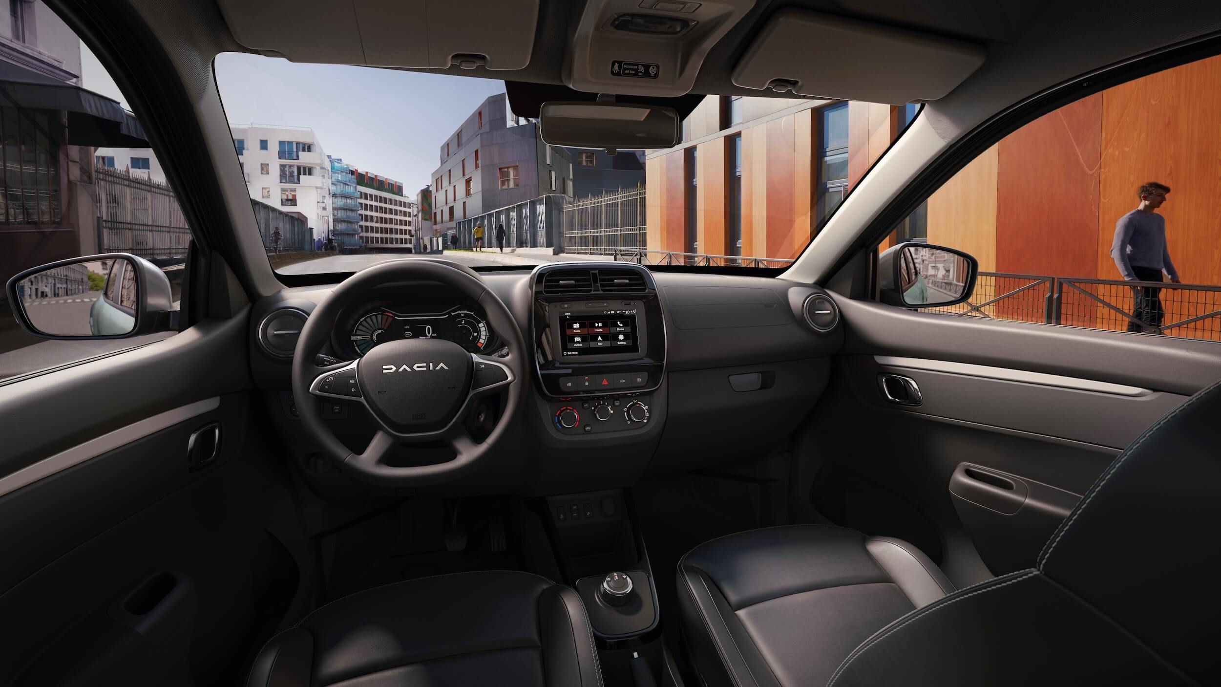 Nieuwe Dacia Spring interieur