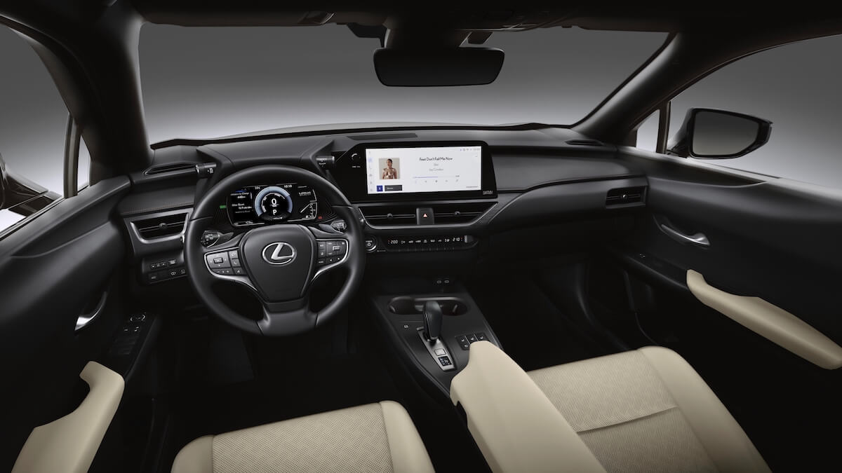 Lexus UX 300e facelift nieuw infotainment scherm