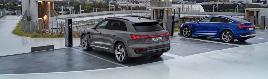 Audi Q8 e tron opladen