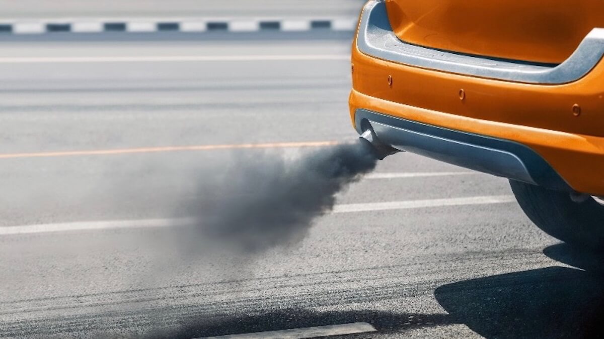 diesel zwarte uitstoot