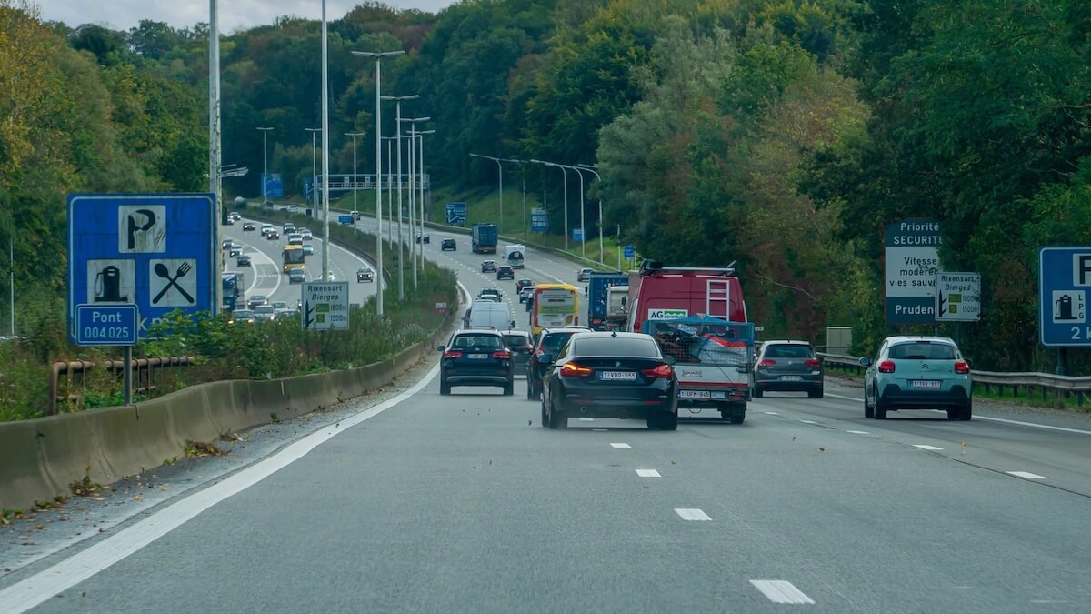 verkeer in Wallonië