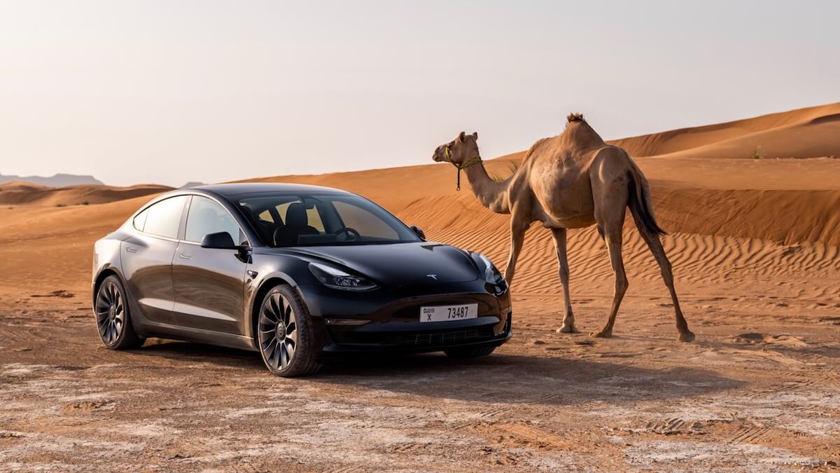 Tesla Model 3 in Dubai