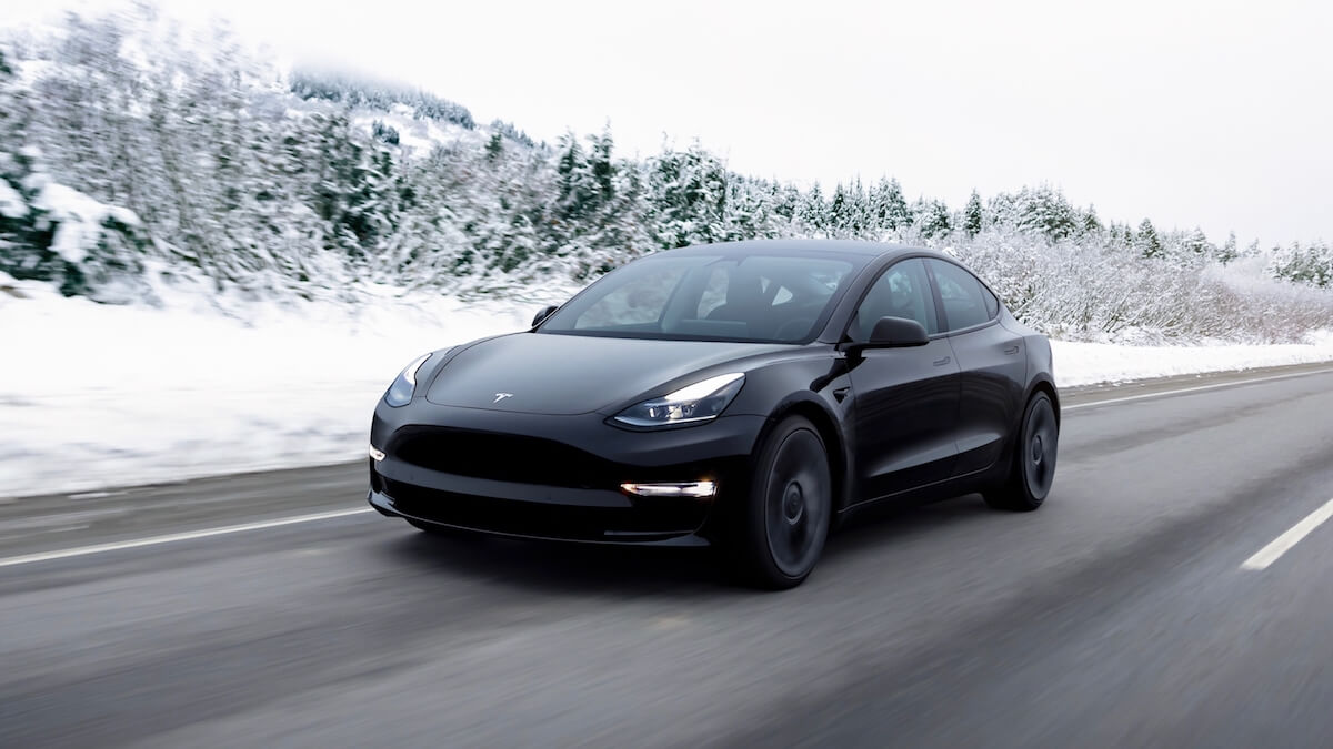 Tesla Model 3 zwart