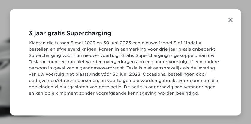 gratis Tesla Supercharging 2023