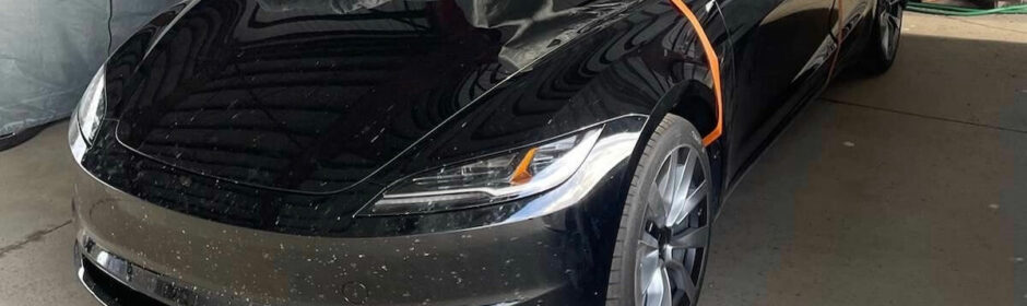 tesla model 3 facelift