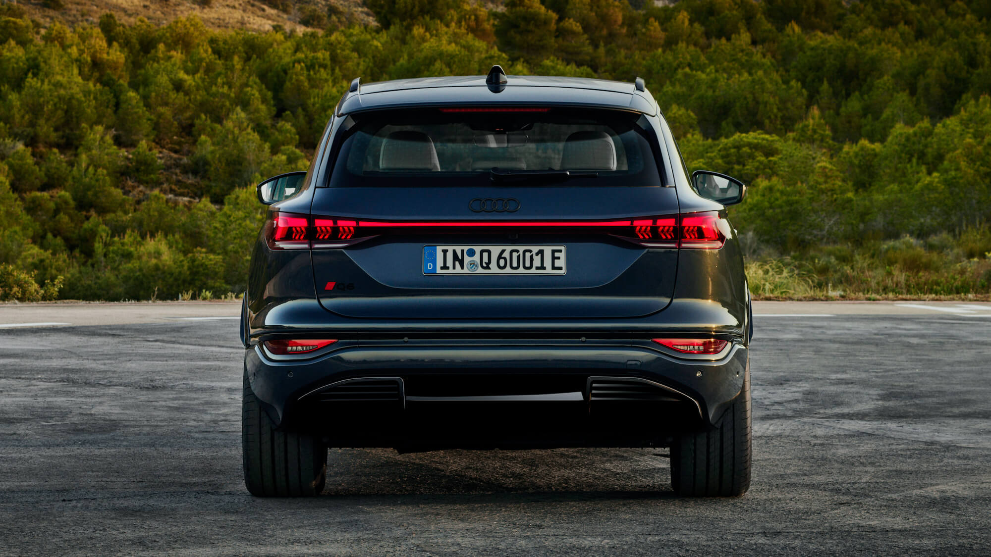 Audi Q6 e-tron achterkant