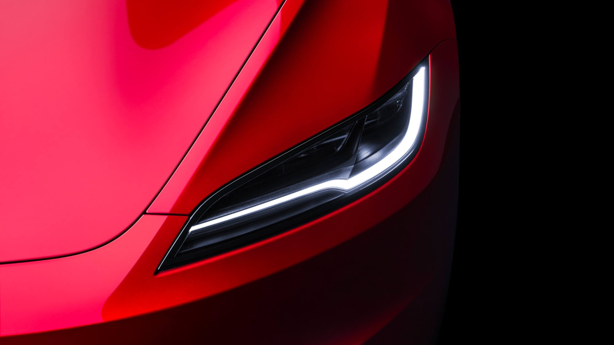 tesla model 3 facelift nieuwe koplamp