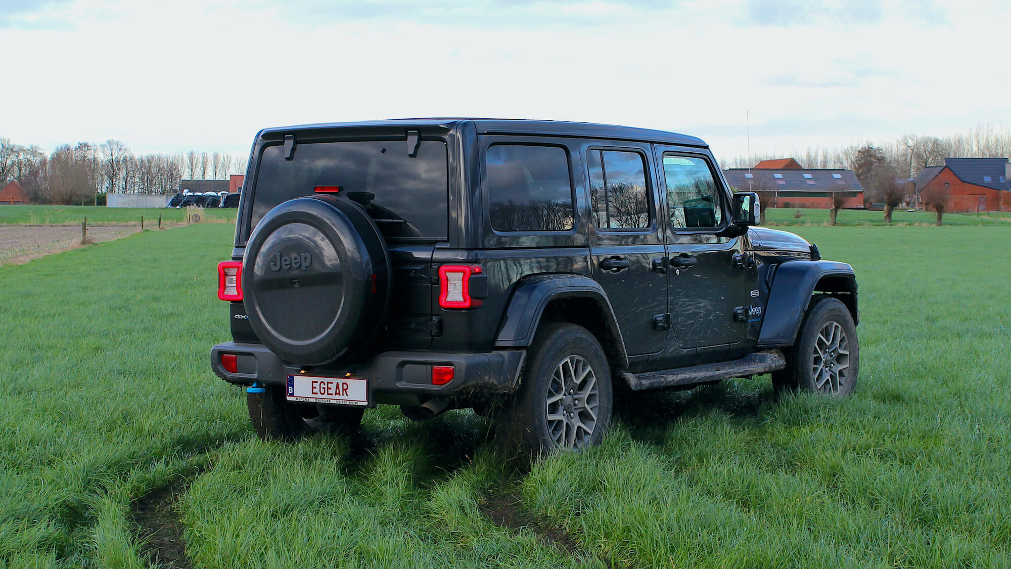 Jeep Wrangler PHEV EGEAR achterkant