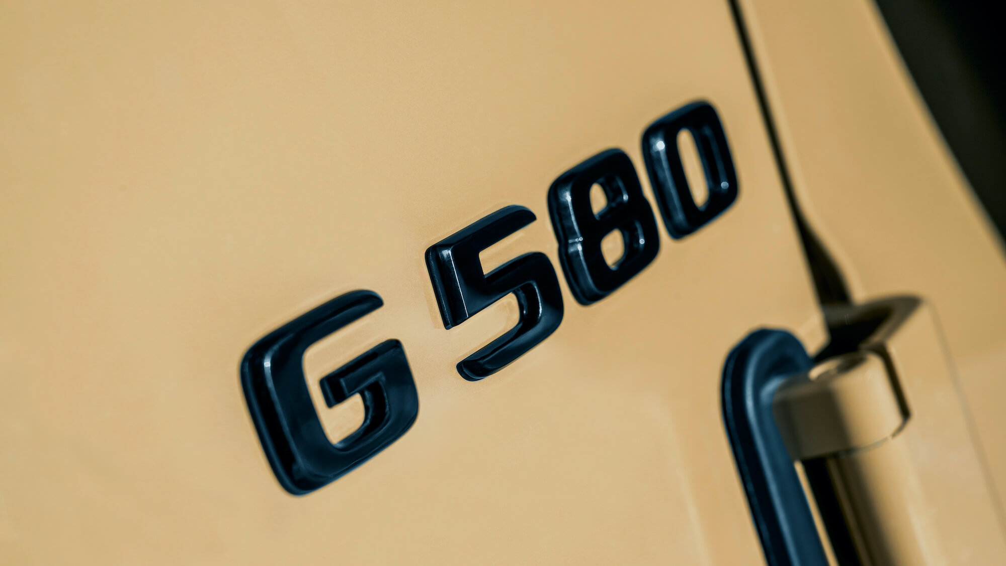 Mercedes G 580 Electric badge