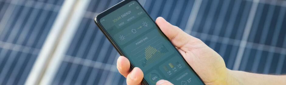 zonnepanelen omvormer smartphone app