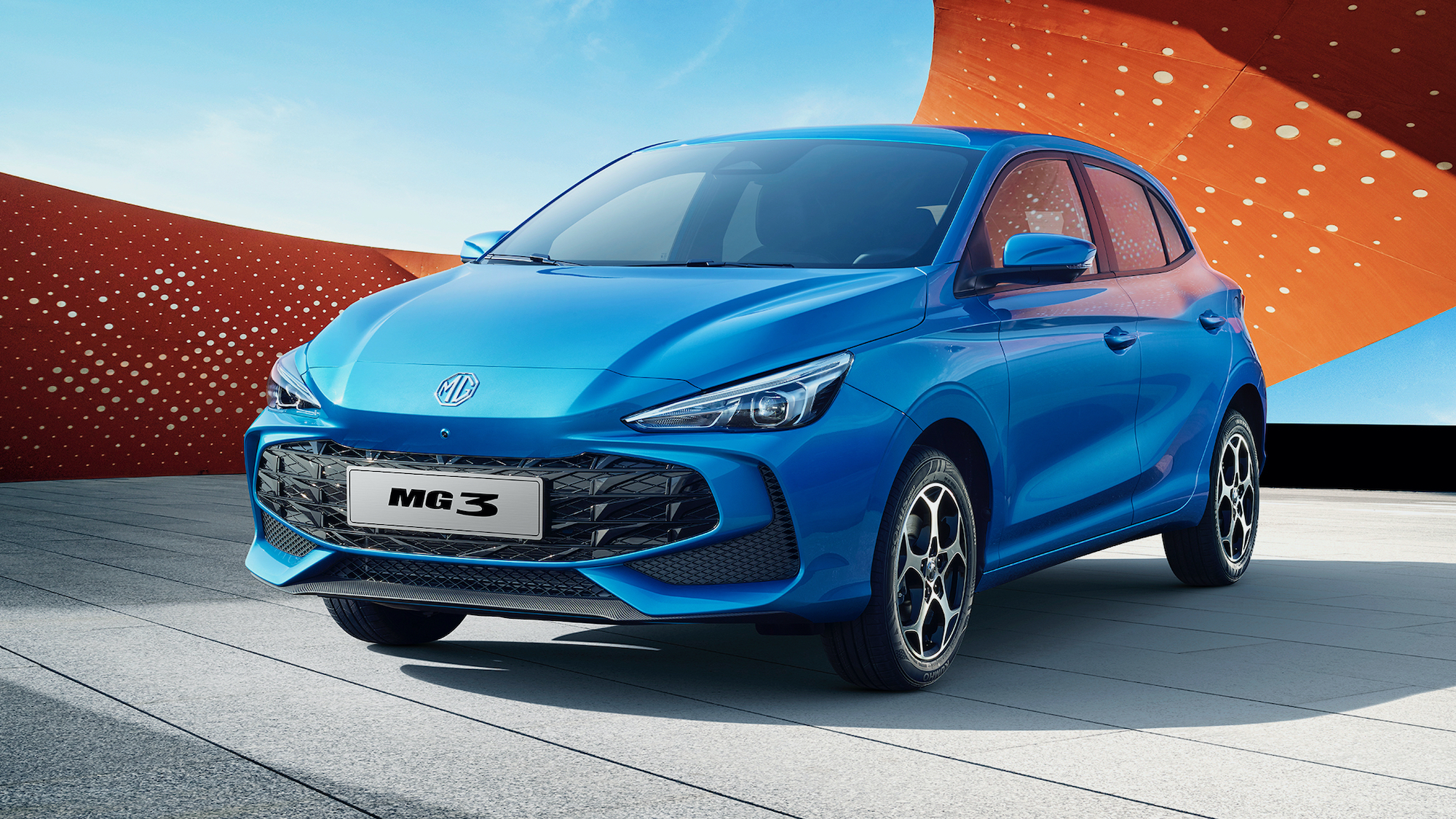 MG3 Hybrid blauw