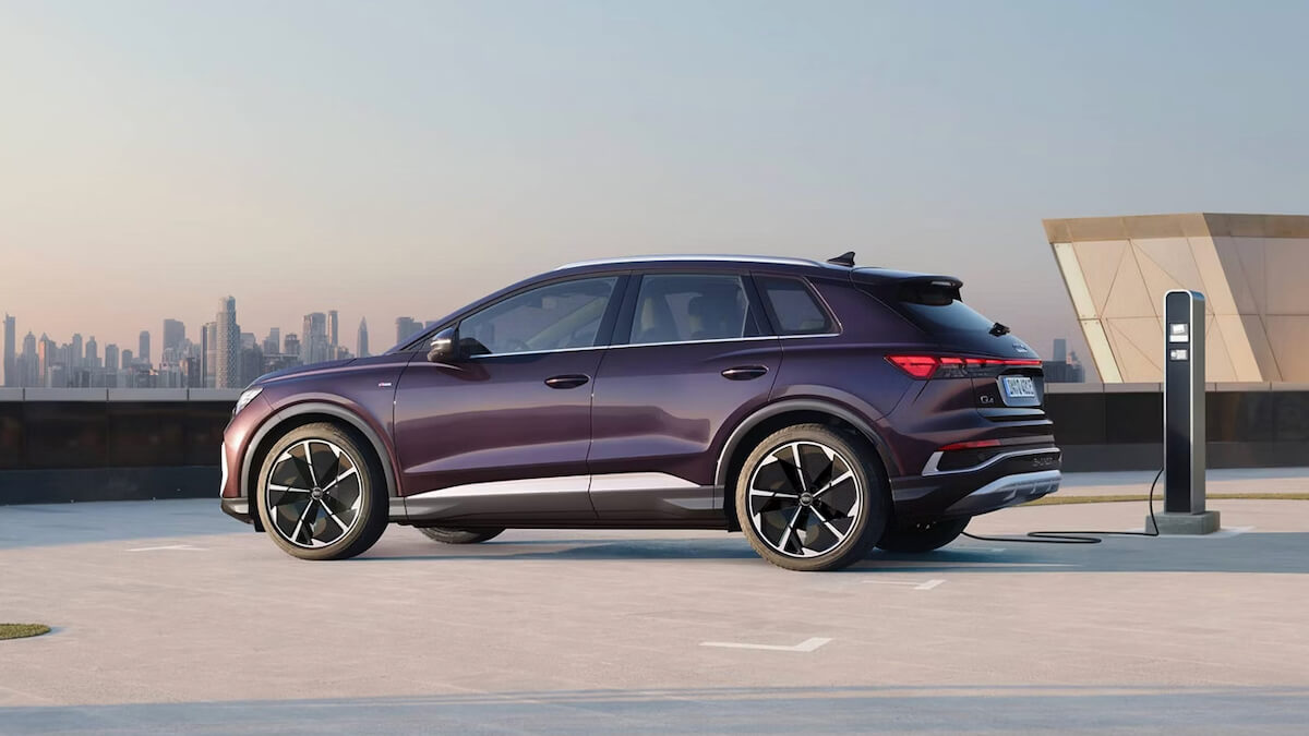 audi q4 e-tron opladen