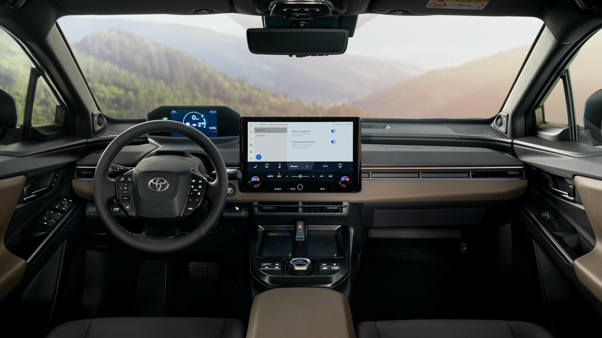Toyota bZ4X Touring interior
