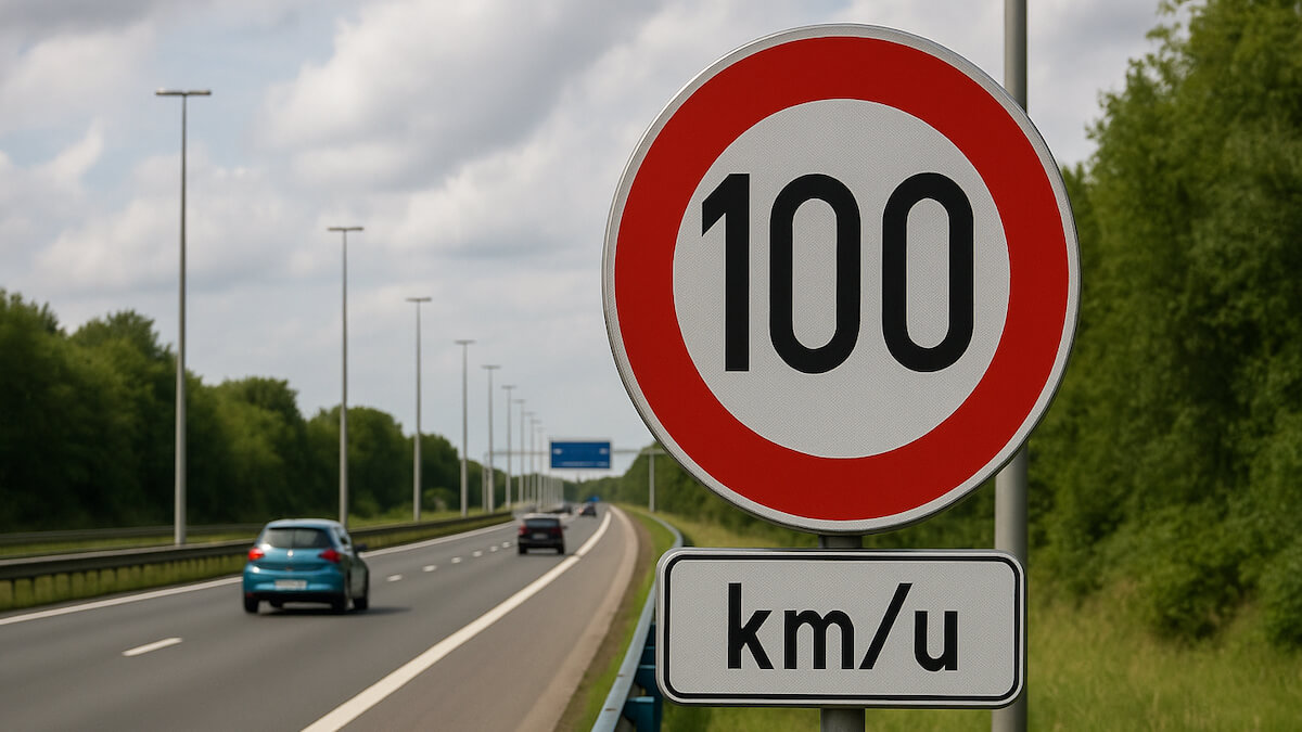 autosnelweg 100 km-u
